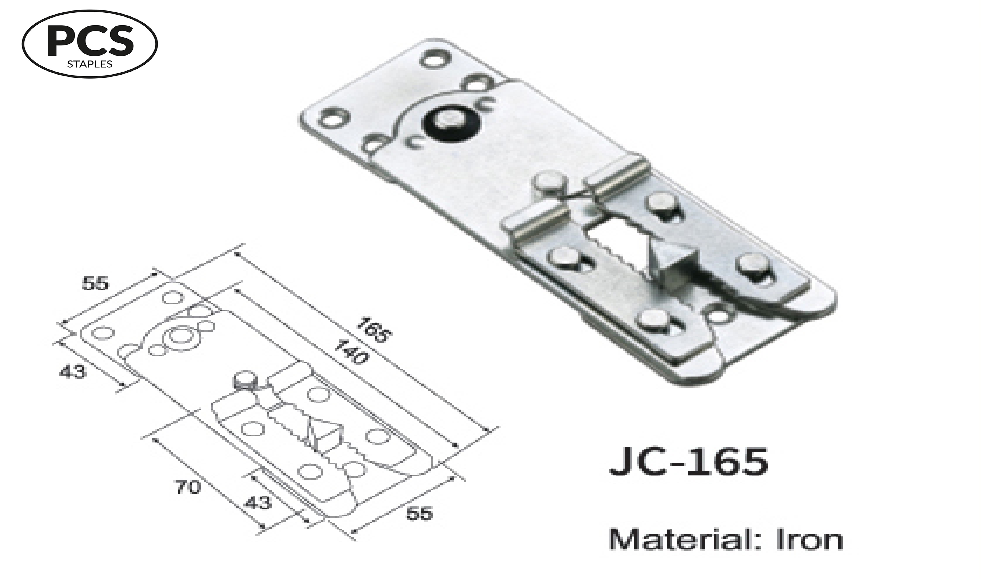 Krokodilinė jungtis 165 mm
