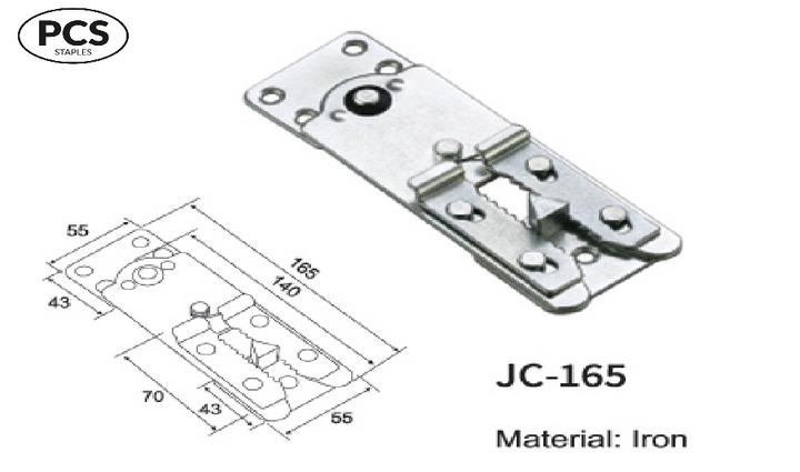 Krokodilinė jungtis 165 mm